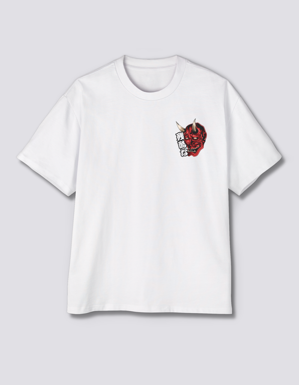 Japanese Oni Oversized T-Shirt - Hover