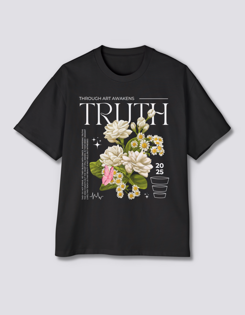 Botanic Oversized Tee [Front Print]