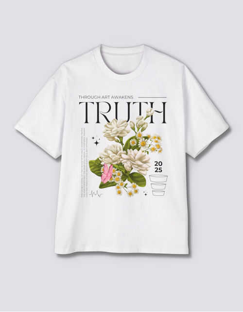 Botanic Oversized Tee [Front Print]